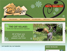 Tablet Screenshot of catvillage.org.za